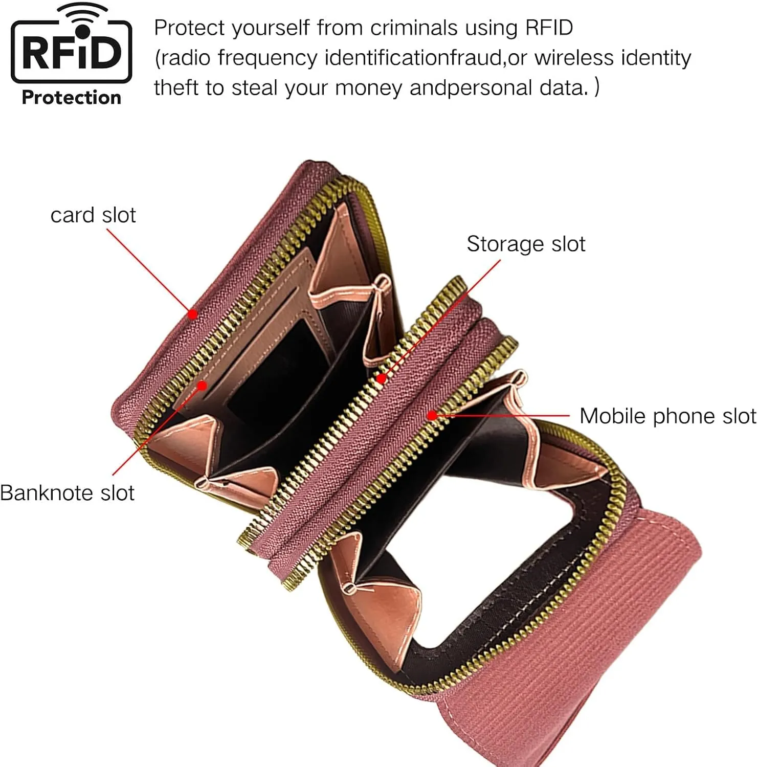 Crossbody Bags for Women, Small Touchscreen Purse, Trendy Shoulder Wallet with Card Slots