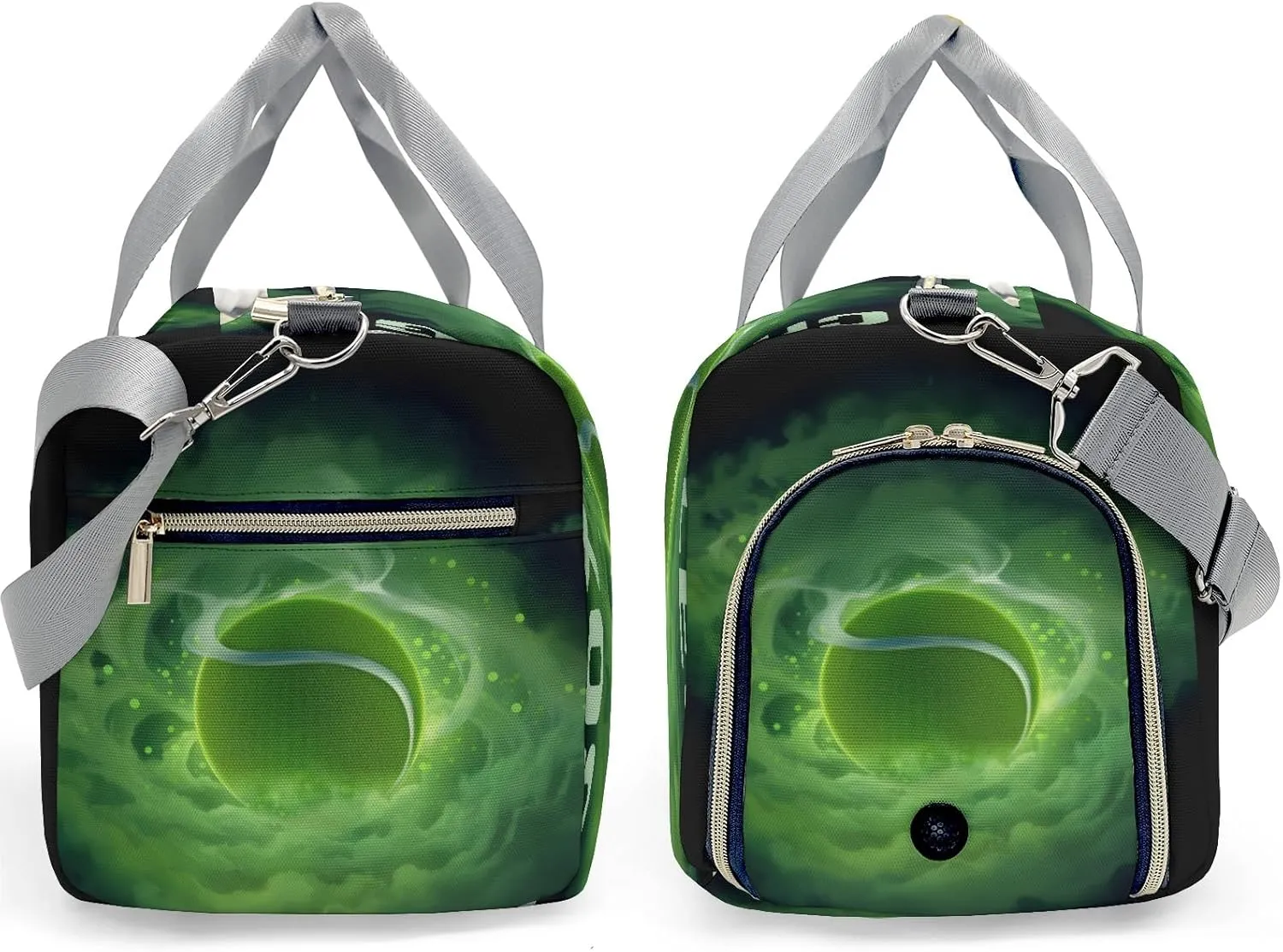 Custom Gym Bag Tennis Ball Sport Duffel Bag with Name Child Kids Adjustable Shoulder Strap Travel Bag for Boys Girls Teens