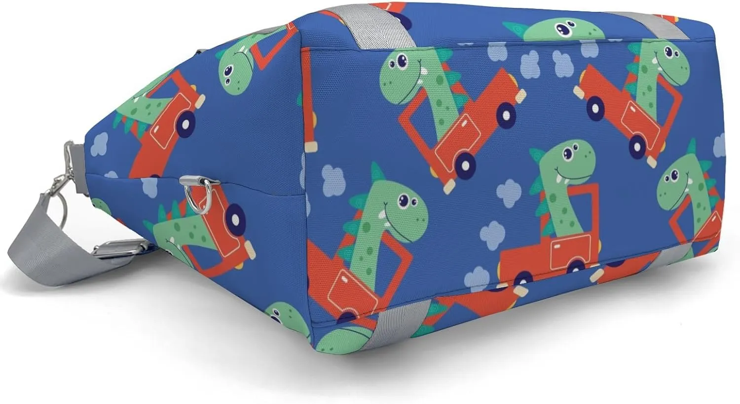 Custom Kids Duffel Overnight Dance Bag for Girls,Dinosaur Print Car Cool Personalized Dance Duffle Bag for Women Girls Customized Kids Gifts