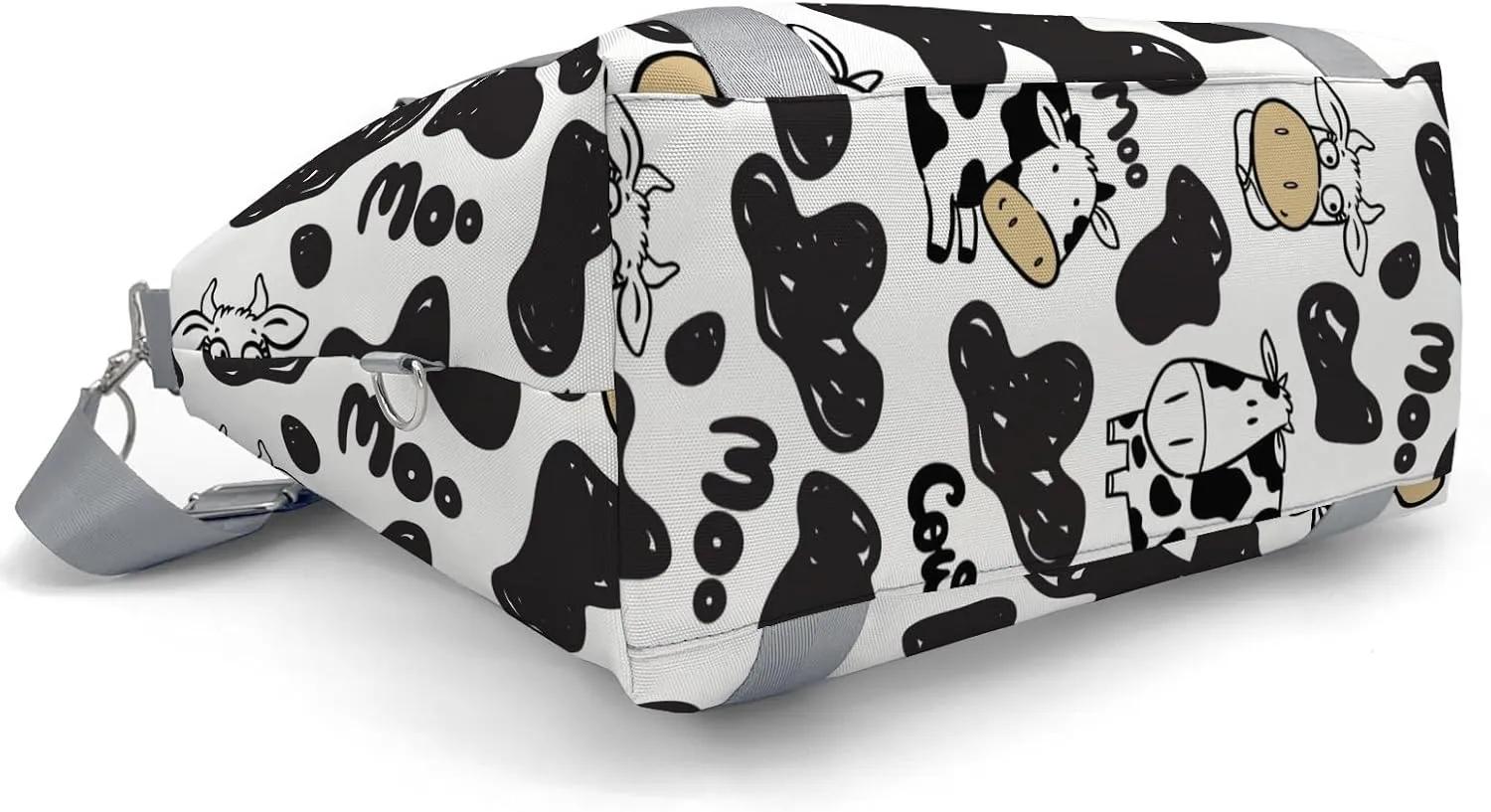 Custom Kids Duffel Overnight Dance Bag for Girls,Farm Animal Print Cow Personalized Dance Duffle Bag for Women Girls Customized Kids Gifts
