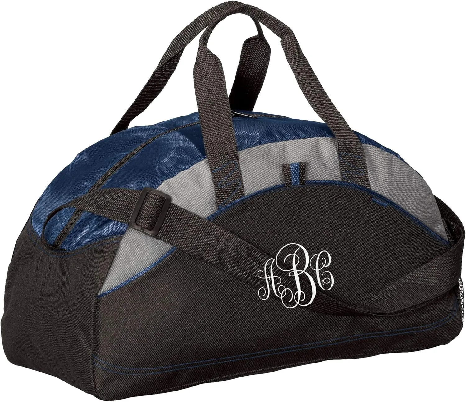 Custom Sport Duffel Bag for Men Women (Contrast Medium) - Add Your Monogram - Personalized Weekender Bag for Gym, Overnight, Travel