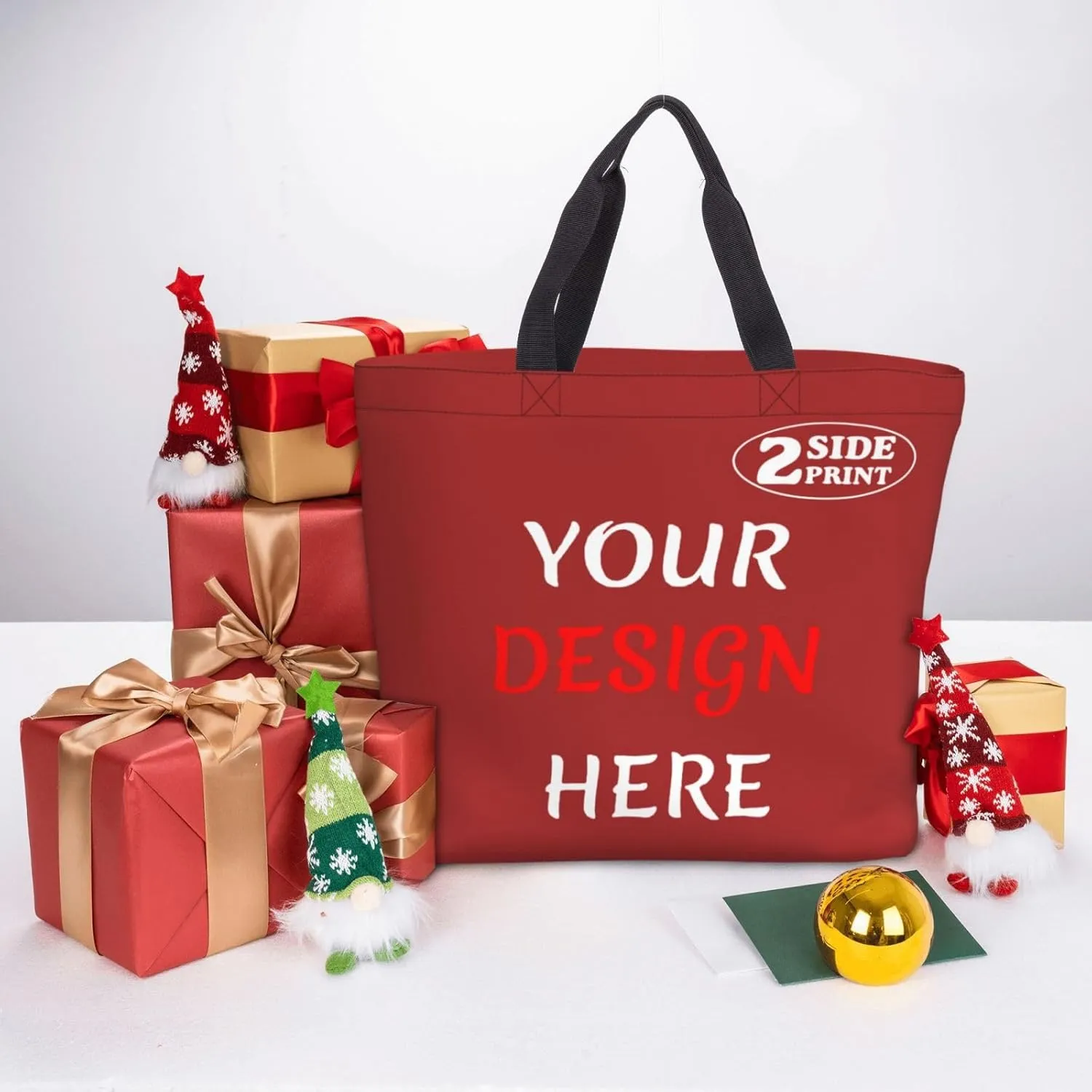 Custom Tote Bags Custom Bag Add Your Design For Business Work Travel Personalized Shoulder Bag
