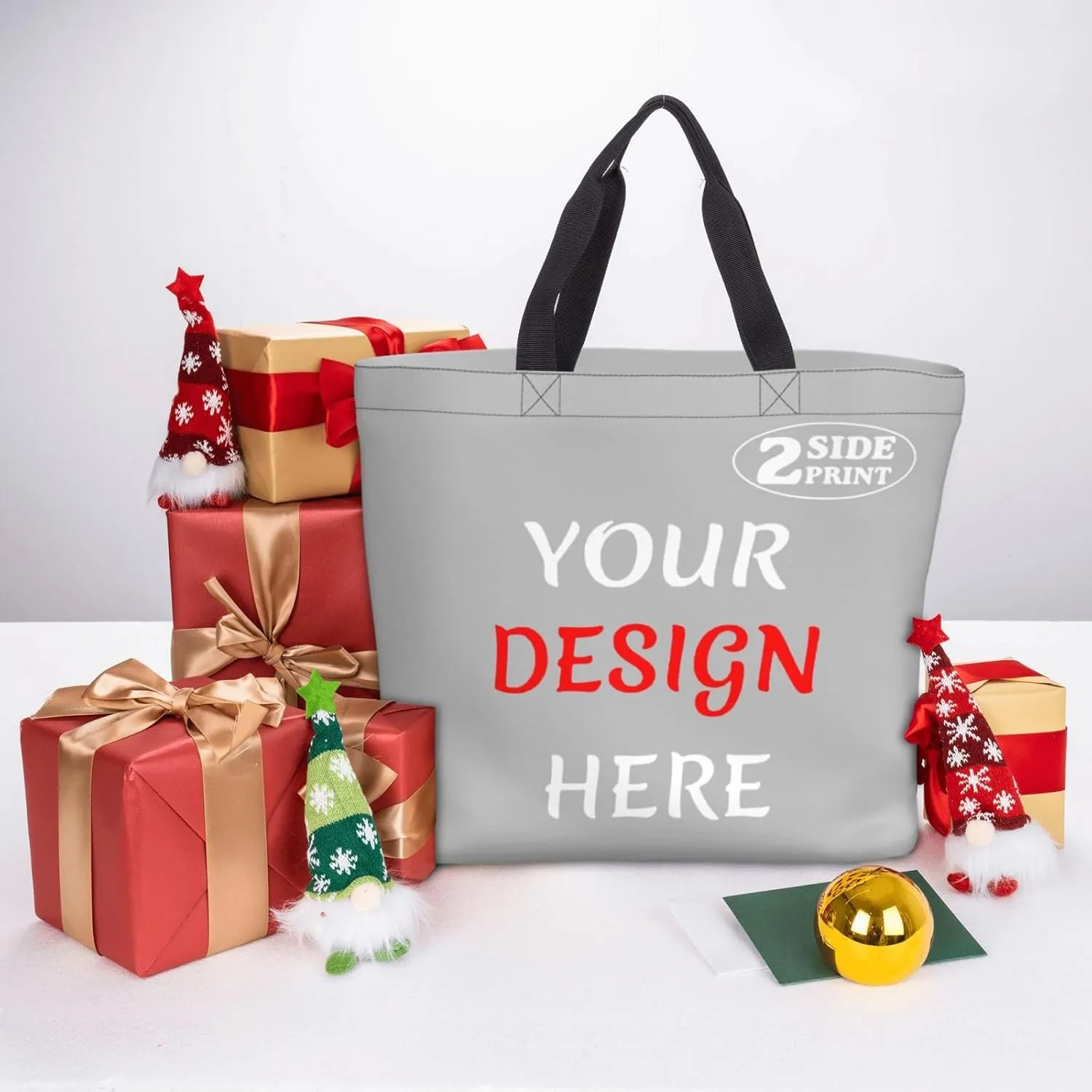 Custom Tote Bags Custom Bag Add Your Design For Business Work Travel Personalized Shoulder Bag