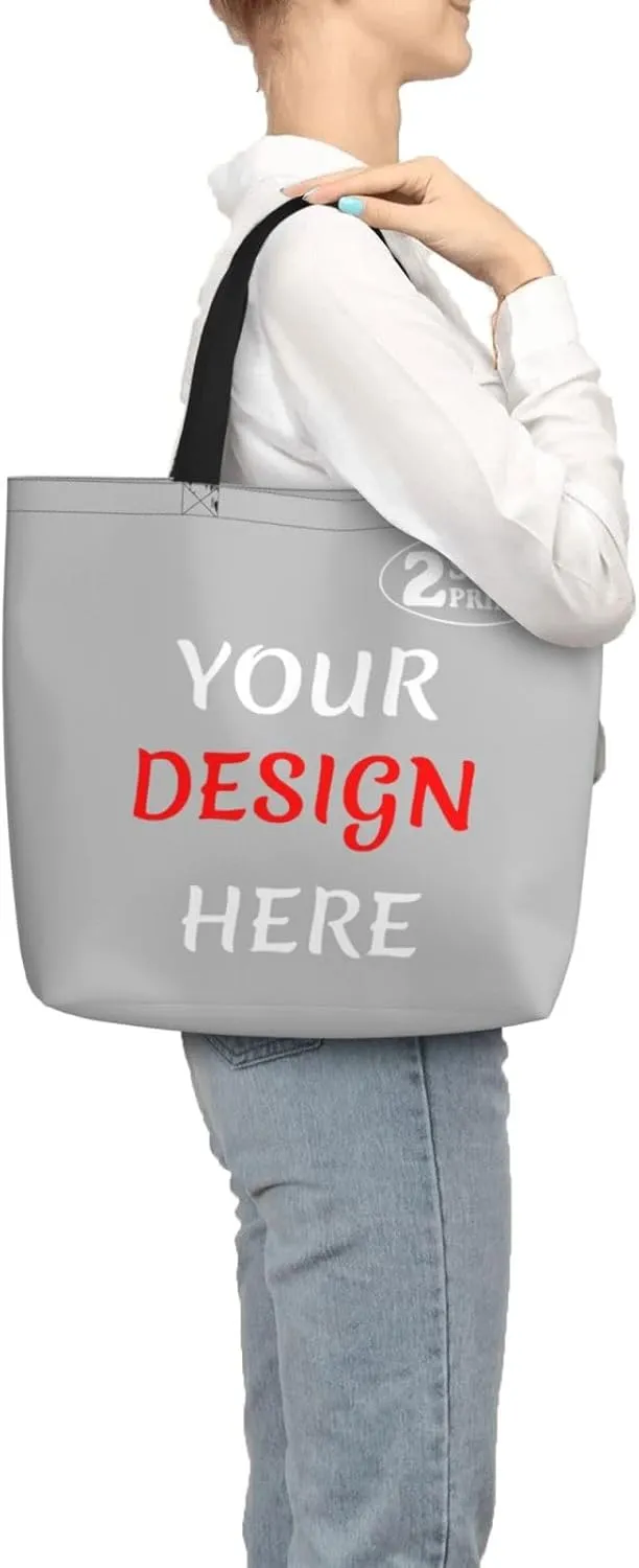 Custom Tote Bags Custom Bag Add Your Design For Business Work Travel Personalized Shoulder Bag