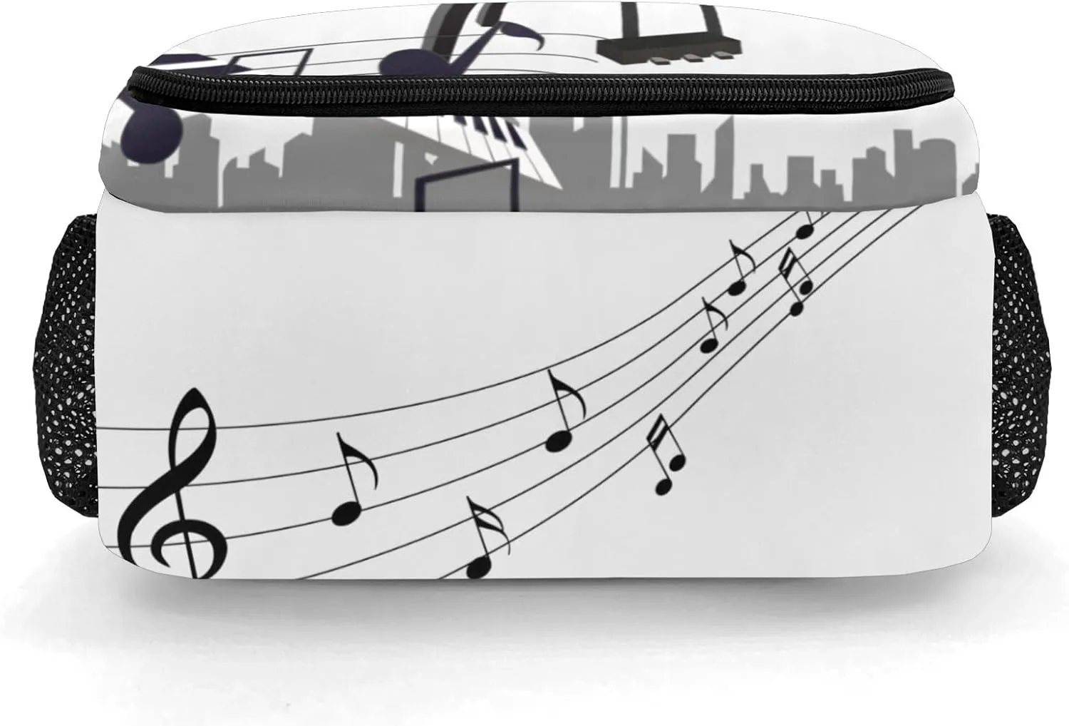 Custom Vintage Piano Music Backpack Custom Name Large Capacity Shoulder Bags for Sports Party
