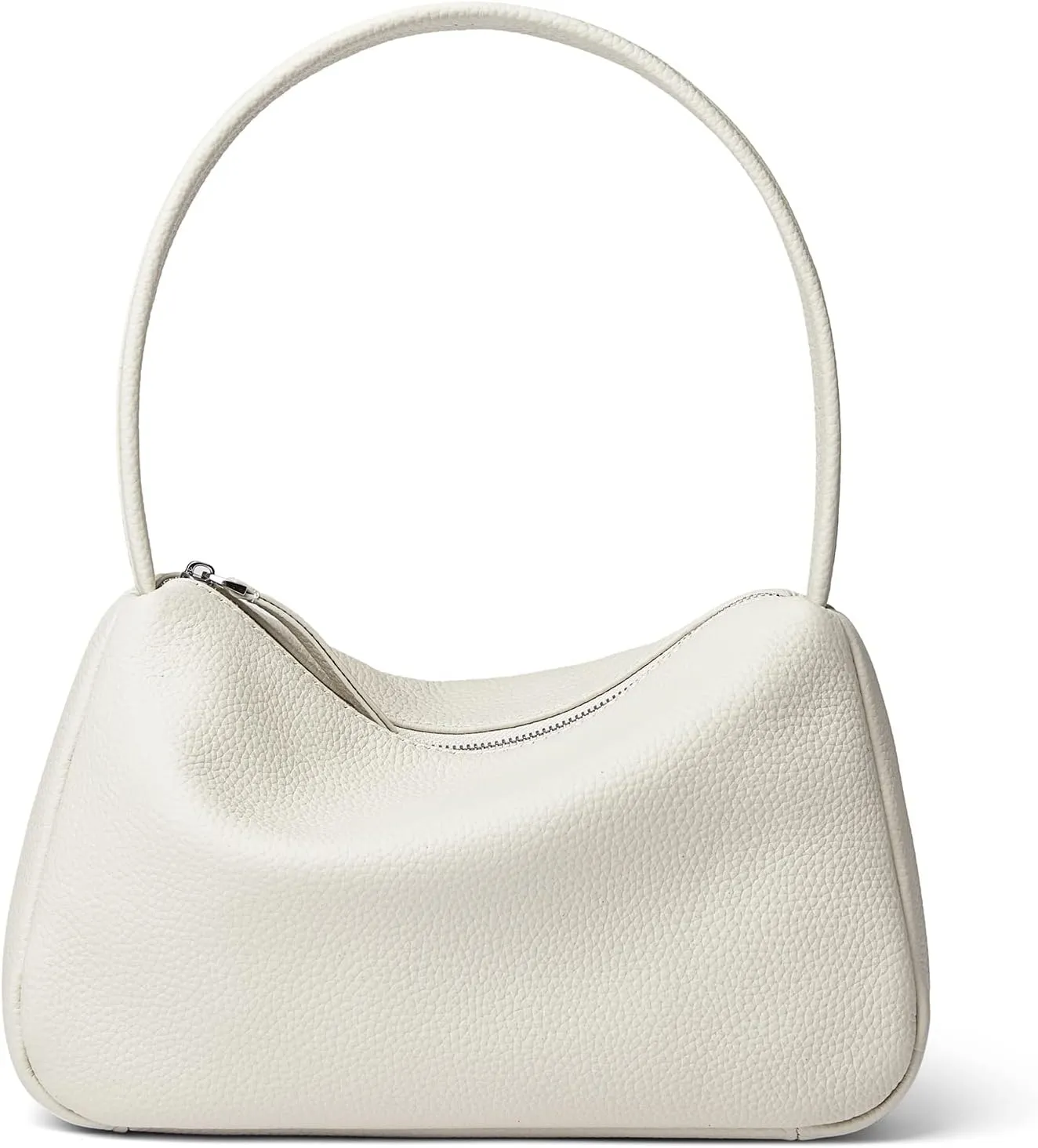 Daiblueland Small Leather Shoulder Bag For Women Premium Top Handle Tote Purse With Zipper Closure