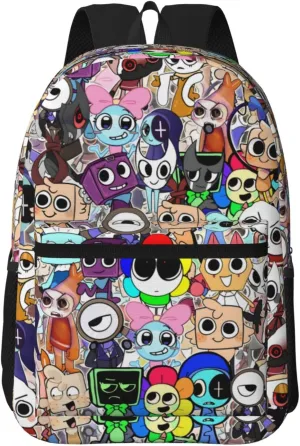 Dandys World Backpack 17 Inch, Large Capacity Lightweight Carry-On Backpack, Waterproof Casual Outdoor Hiking Daypack