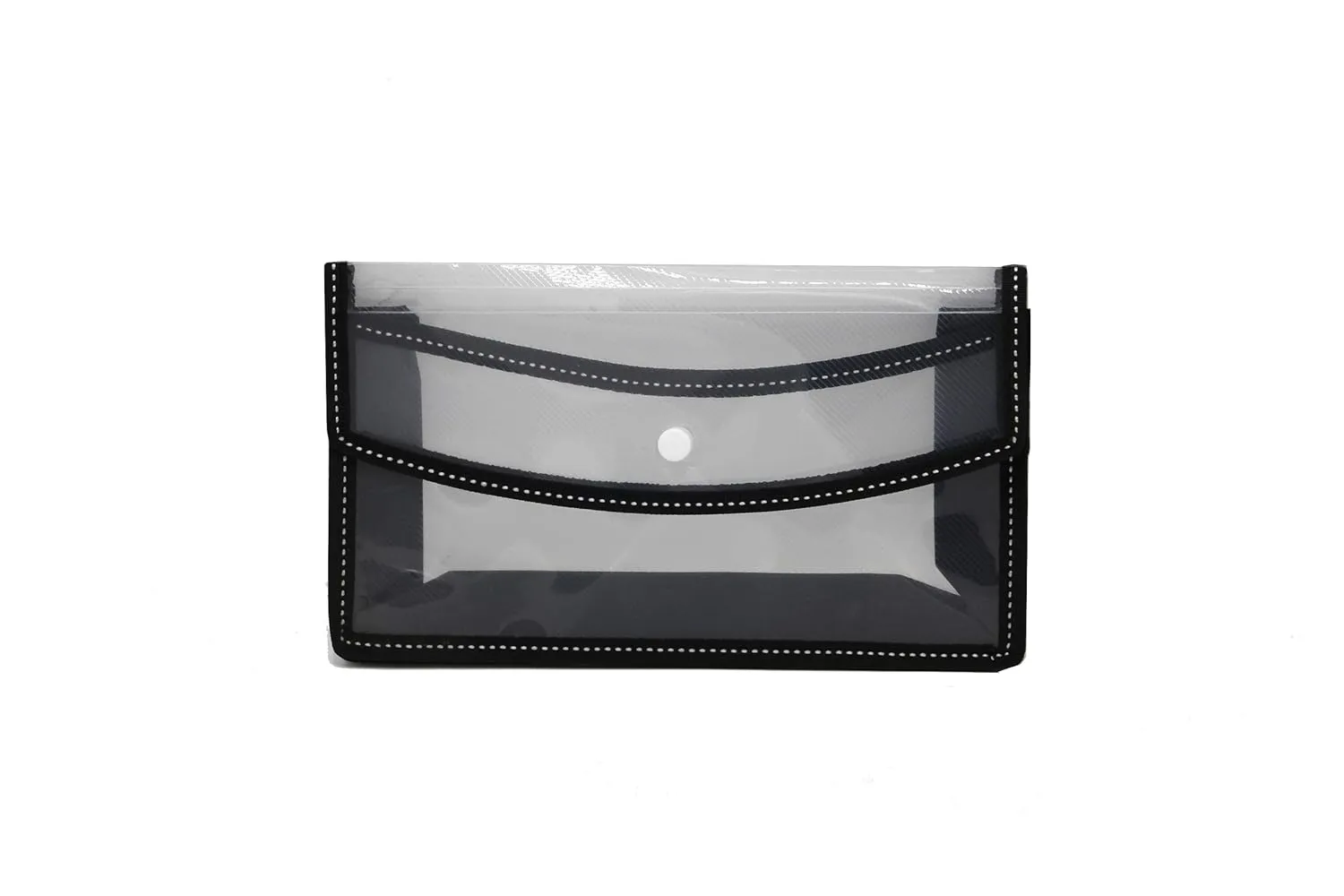 Digismart* Cheque Book Folder | Document Bag | Best for A5 Size Paper | Crossline Texture | Blue - Pack of 1 (Yellow, Red, Green, Blue)