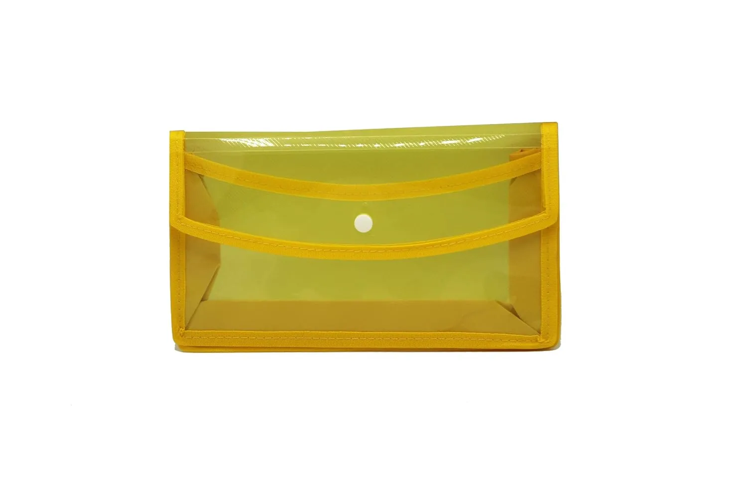 Digismart* Cheque Book Folder | Document Bag | Best for A5 Size Paper | Crossline Texture | Blue - Pack of 1 (Yellow, Red, Green, Blue)