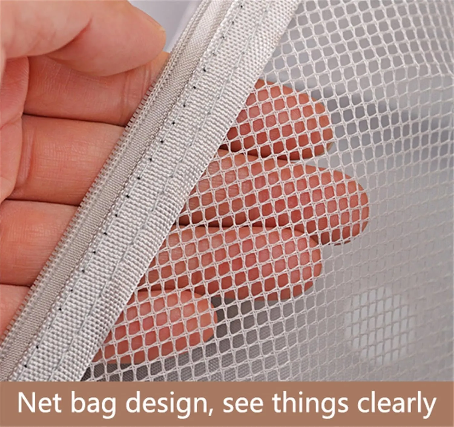 Doresty Standing Makeup Bag, Mysite Standing Makeup Bag Portable, Vertical Makeup Organizer Bag, Large Capacity, Oxford Cloth Storage Bags, Waterproof with Compartments (Gray)