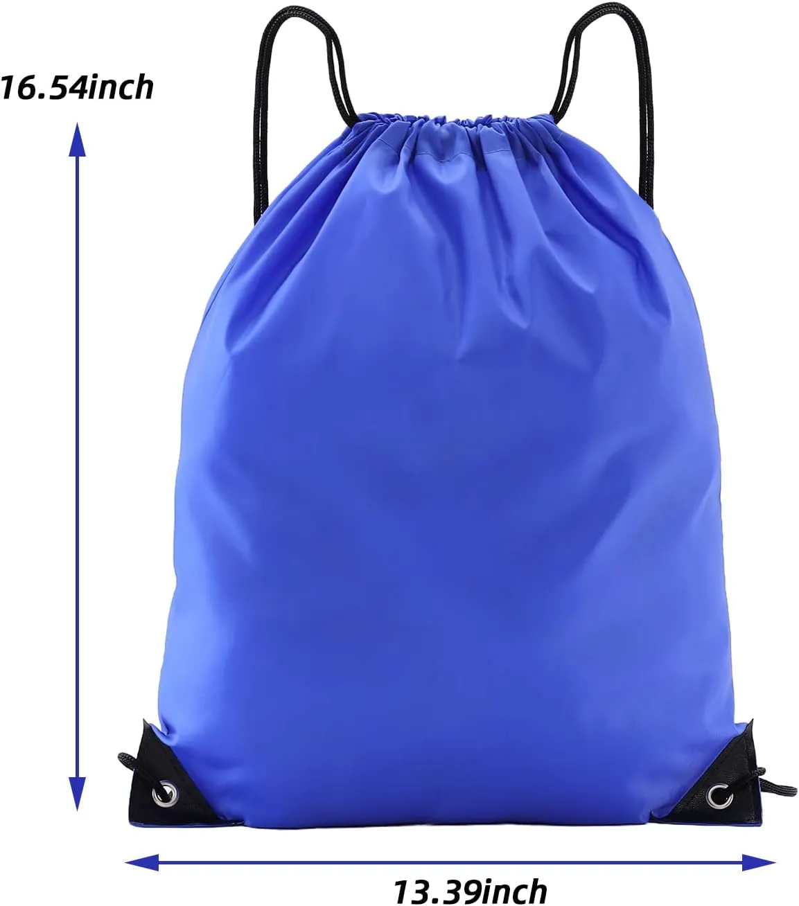 drawstring backpack, Drawstring Bags Bulk,10 Pcs Draw String Bags, Cinch Bag,essential for gym travel, unisex, loose and portable(10, Blue)