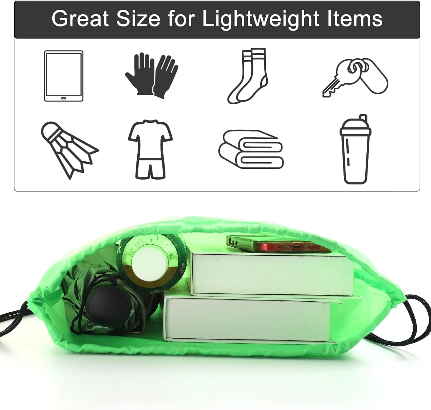 drawstring backpack, Drawstring Bags Bulk,35 Pcs Draw String Bags, Cinch Bag,essential for gym travel, unisex, loose and portable﻿(35, Mixed color)
