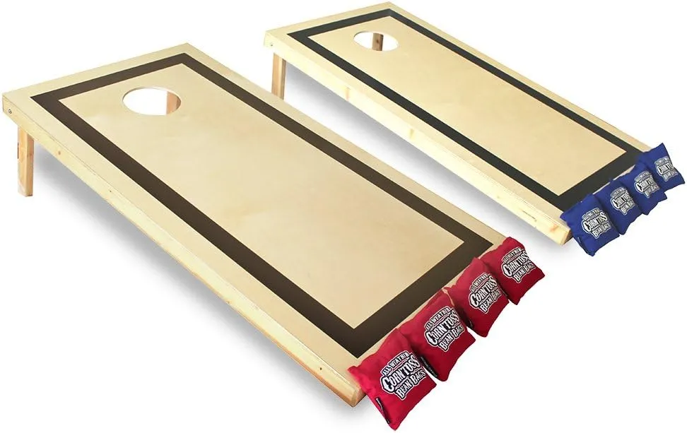Driveway Games Traditional Set Wood Corn Toss Boards