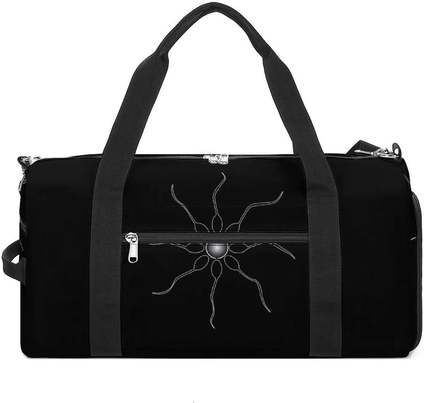 Egg Sperm Reproduction Unisex Gym Bag Waterproof Sports Duffels Travel Gear With Laundry Shoe Compartment