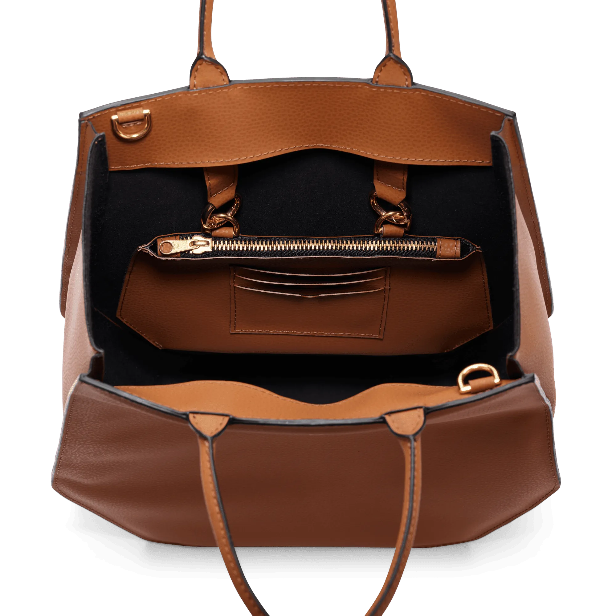 Elay MIRUM® Leather Vegan Tote Bag | Cognac