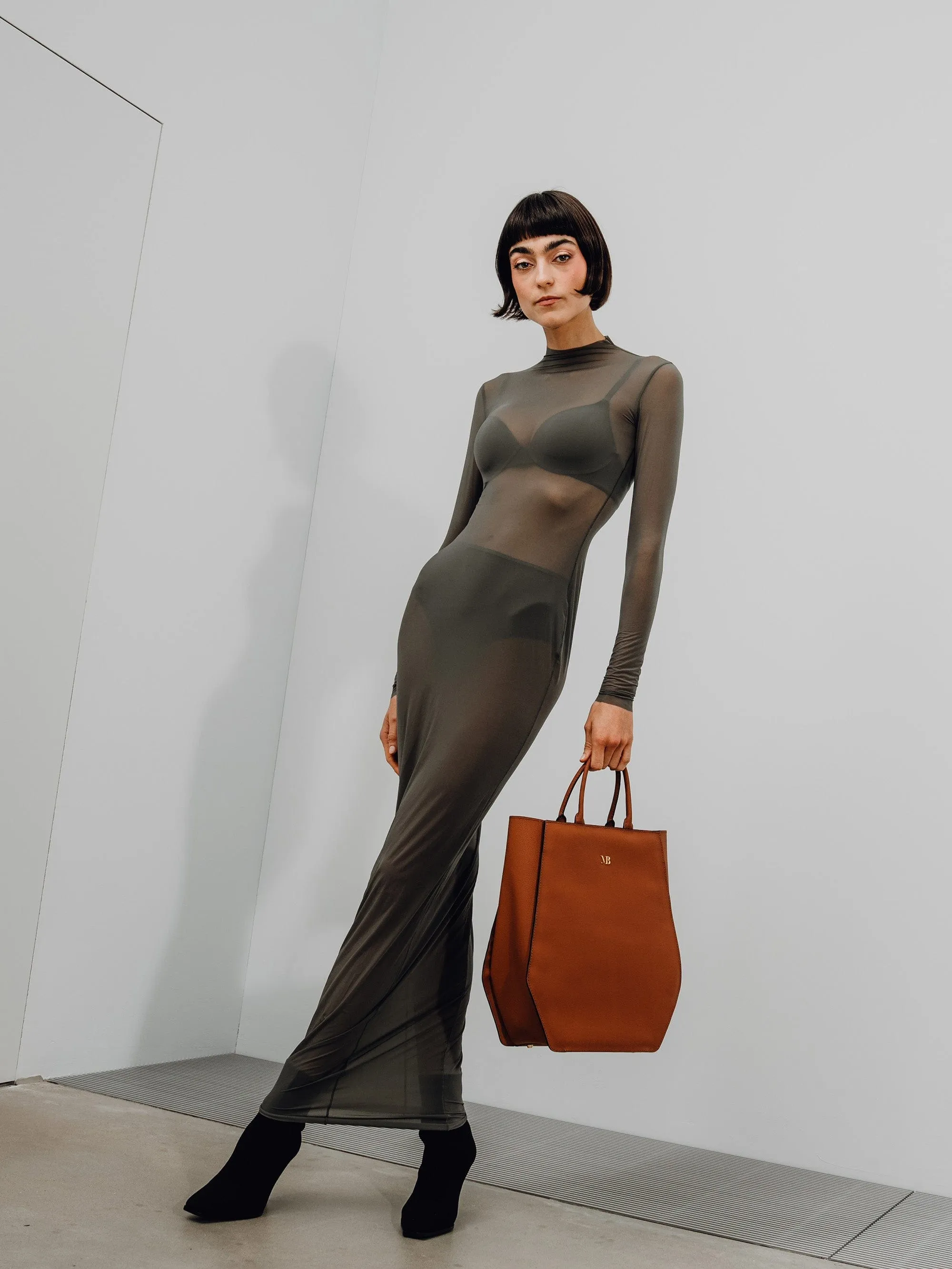Elay MIRUM® Leather Vegan Tote Bag | Cognac
