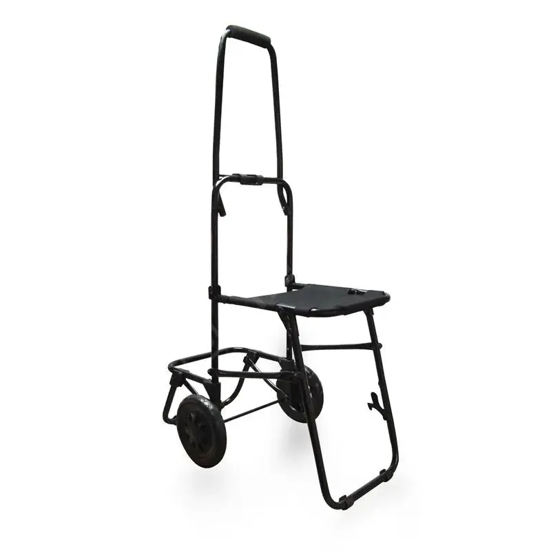 Elite Bags Foldable trolley with seat - Black