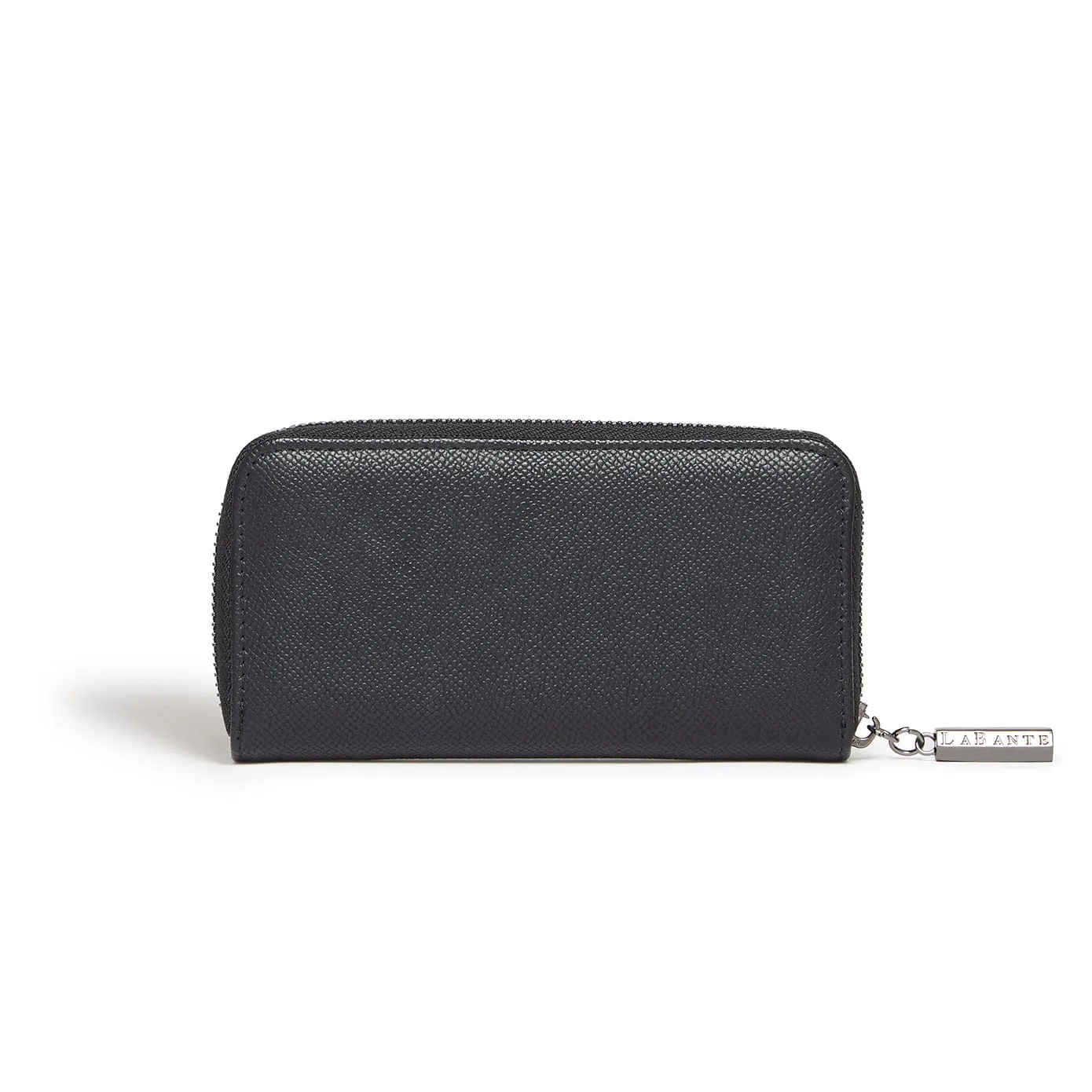 Ellen Vegan Leather Zip Around Wallet | Black