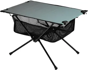 Emelivor Grey Gradient Folding Camping Table Portable Beach Table with Carry Bag Small Foldable Table for Camping Outdoor Picnic Travel Cooking