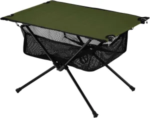 Emelivor Olive Green Folding Camping Table Portable Beach Table with Carry Bag Small Camp Table for Outdoor Picnic Camping Travel Fishing