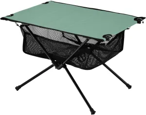 Emelivor Sage Green Folding Camping Table Portable Beach Table with Carry Bag Small Card Table for Picnic Outdoor Fishing Camping Travel
