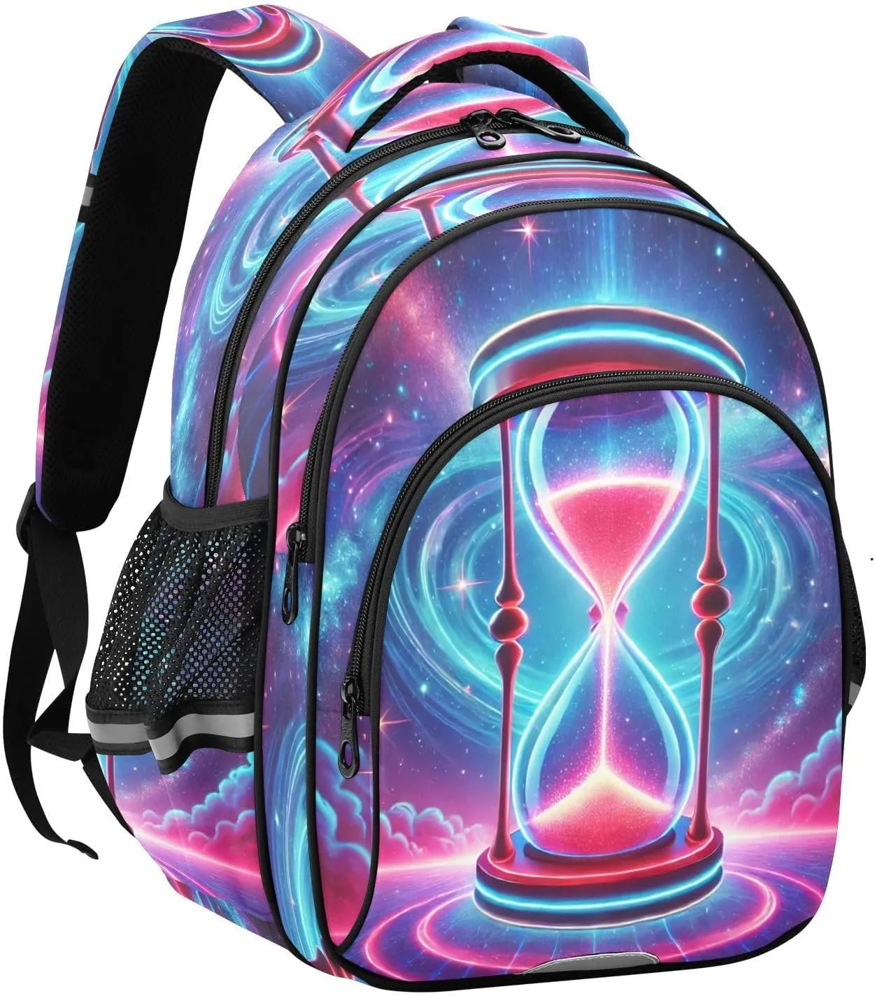 Emelivor Star Sky Hourglass Kids Backpack School Cute Bookbag Toddler Backpacks Daypacks Bag for Boys Girls,S