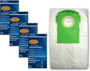 EnviroCare Replacement Micro Filtration Vacuum Cleaner Dust Bags Designed to Fit Hoover Type W2 WindTunnel Uprights 12 pack