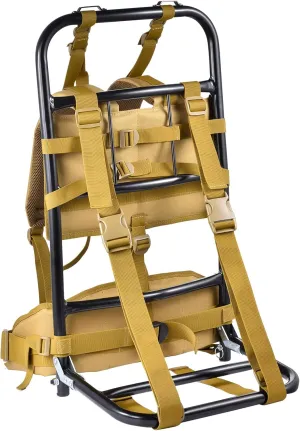 External Frame Backpack Load 132.3lb, Foldable Hunting Pack Frame Hiking Backpack Frame, Hunting Pack Frame For Elk Game Hauling, External Frame Hiking Backpacks