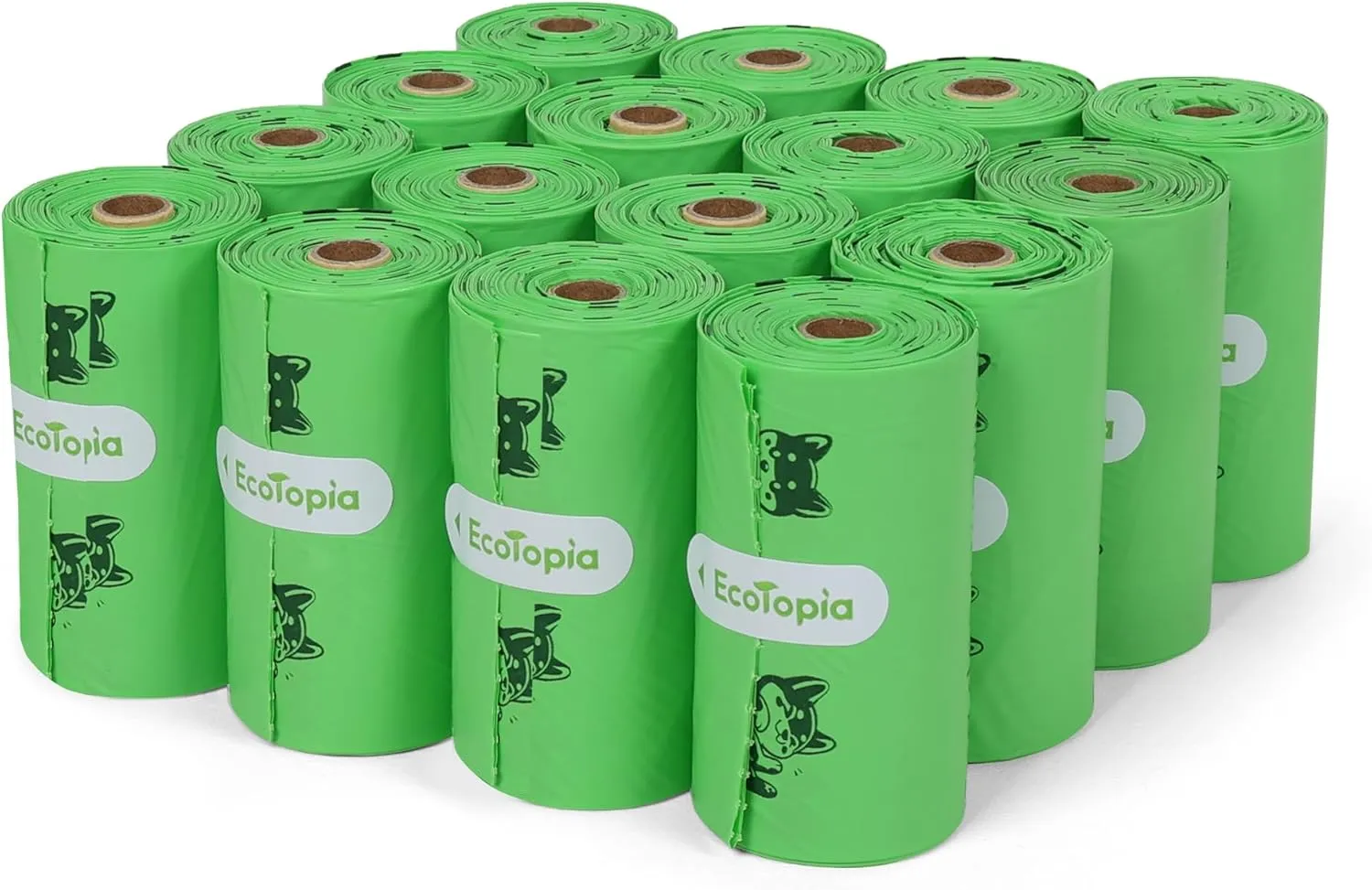 Extra 20% Thicker Dog Poop Bags,100% Certified Biodegradable Poop Bags for Dogs,Compostable Dog Waste Bags,Leakproof Pet Trash Bags,Cat Litter Bags,ASTM D6400 & EN 13432 Compliant,16 Rolls 240 Bags