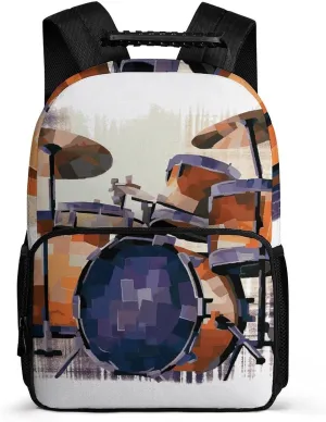 Extra Large Laptop Backpack for Woman Lightweight Computer Bag Jazz Drum Work Bag Travel Daypacks for Man