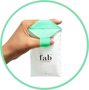 Fab Little Bag Saver Plus Pack - 200 Sanitary Disposal Bags Plus Recyclable Refill Pack for Out and About (200 Pack)
