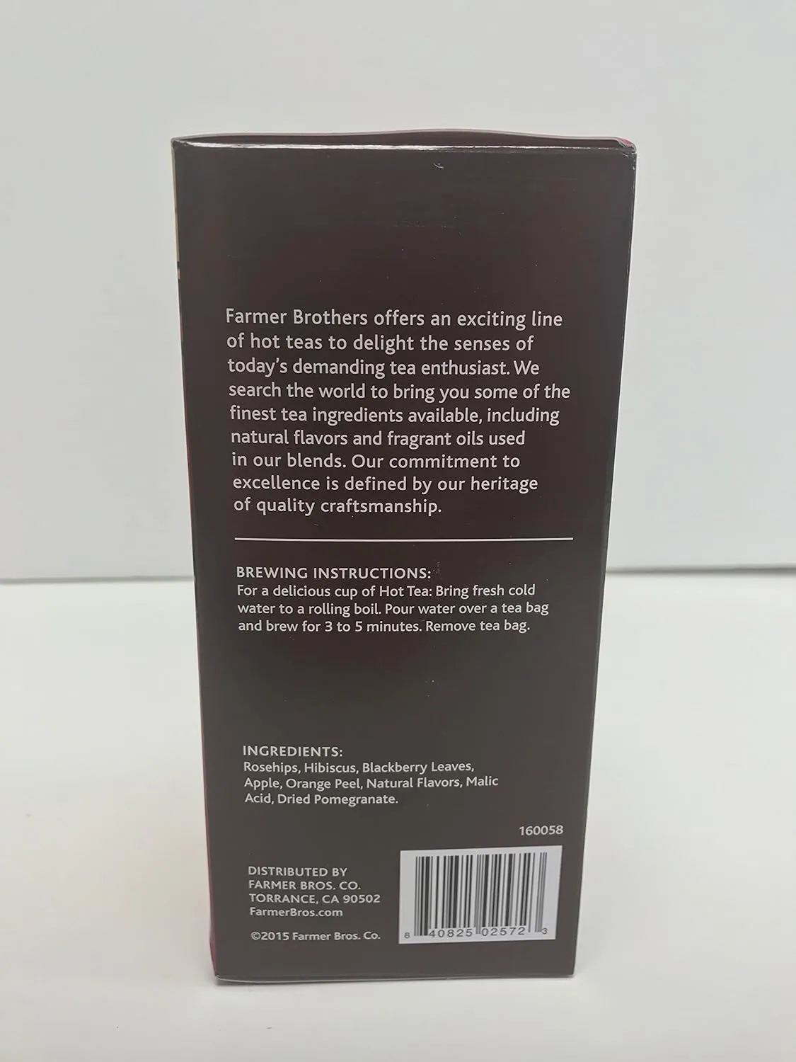 Farmer Brothers Premium: Pomegranate Hot Tea - 2/25 ct boxes