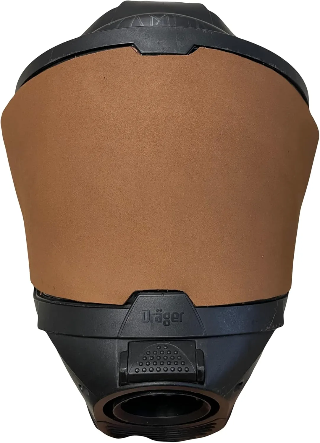 Firefighter facepiece Protector for Drager SCBA Facepieces (Tan Leather)