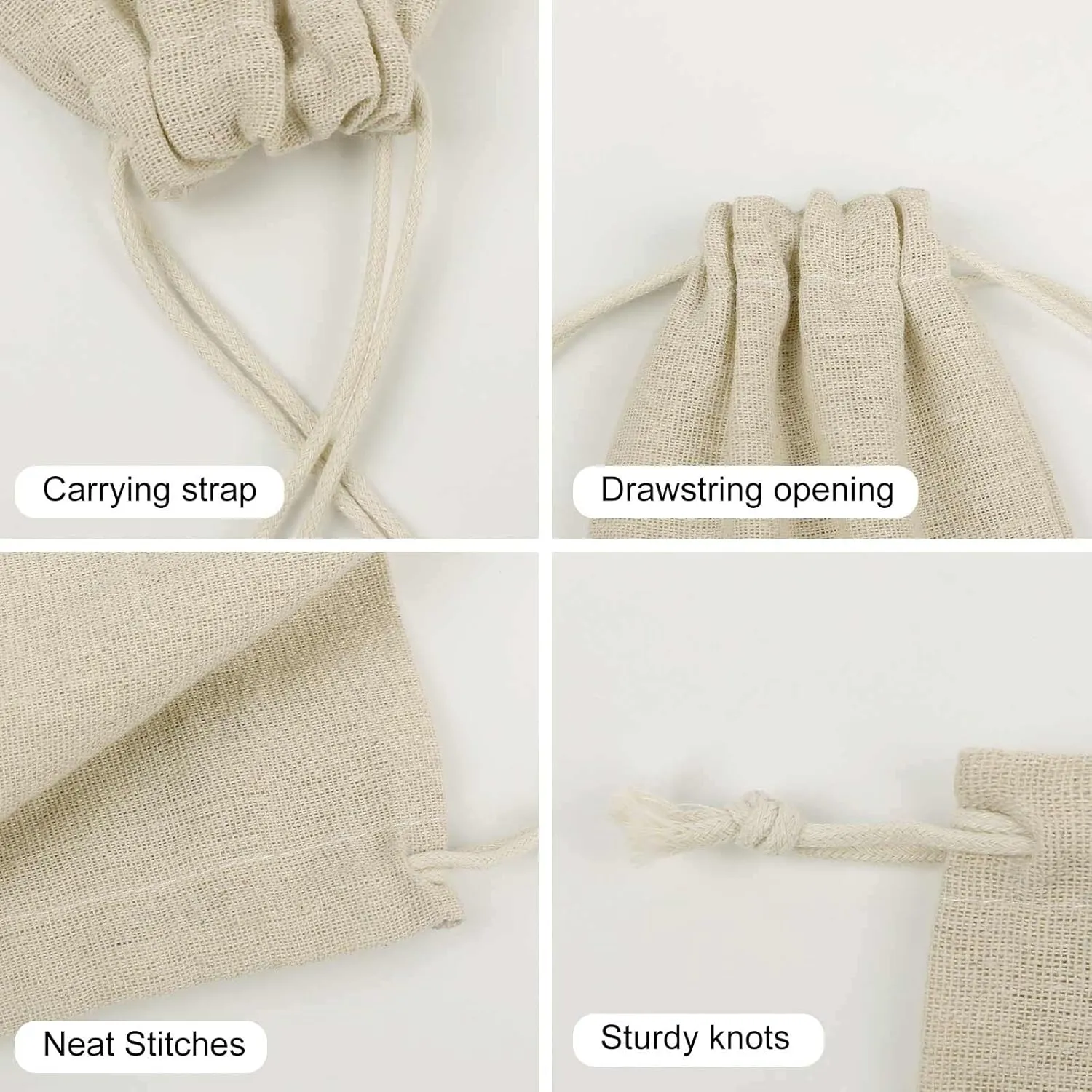 FJWKLRBV Ancient Egypt Small Burlap Bags 8 PCS Burlap Gift Bags with Drawstring Storage Bag Jewelry Pouch