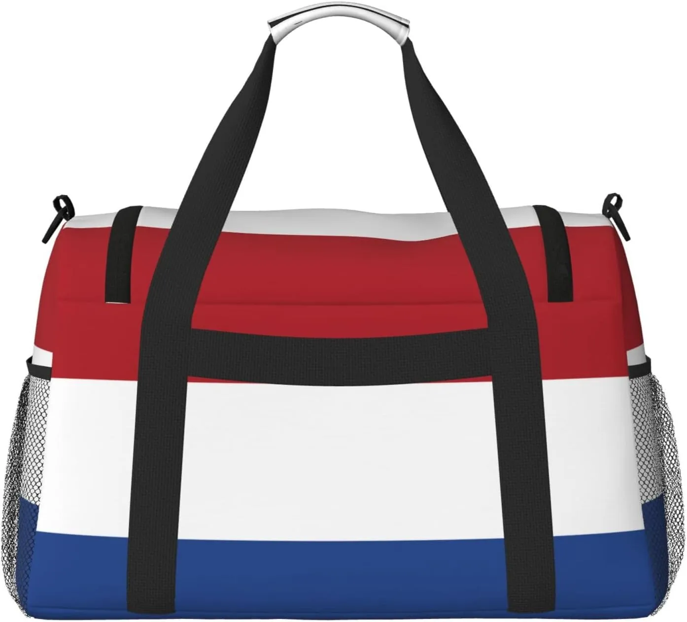 Flag Of Netherlands Travel Duffel Bag Large Foldable Waterproof Overnight Bag For Beach Swim Bags Pool Sports Gym