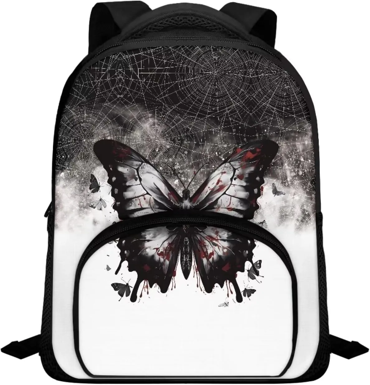 Flashideas Butterfly Kids Backpack School Backpacks for Girls 7-8 Large Capacity Waterproof Bookbag 12 Inch Kids Backpacks Casual Daypack for Kindergarten Preschool Elementary School Students