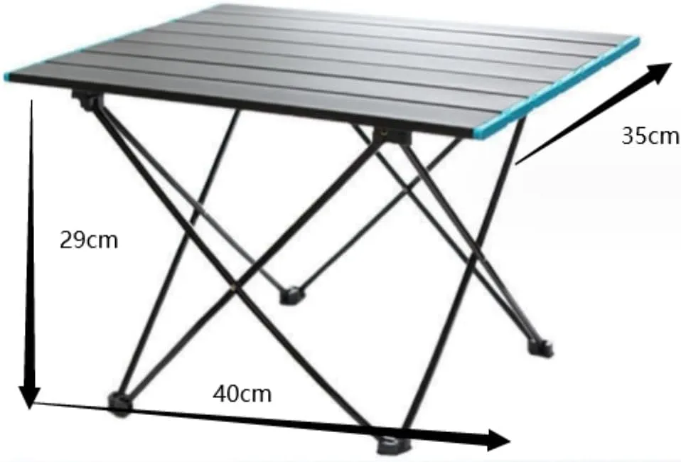 Folding Table Camping Table Picnic Table Camping Folding Table Aluminum Alloy Lightweight Foldable Fold Up Portable Camping Fishing Folding Table Foldable Table Portable Outdoor Table