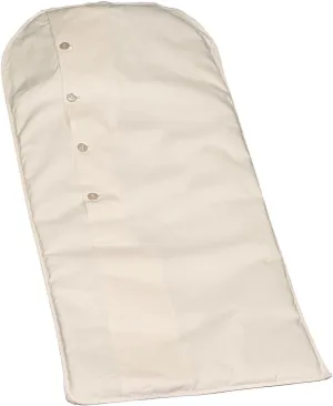 Foster-Stephens 38" Acid-Free Muslin Child Garment Bag | Closet Storage for Baby, Kids Clothes | Small Hanging Garment Bags | 38” Length 18" Width