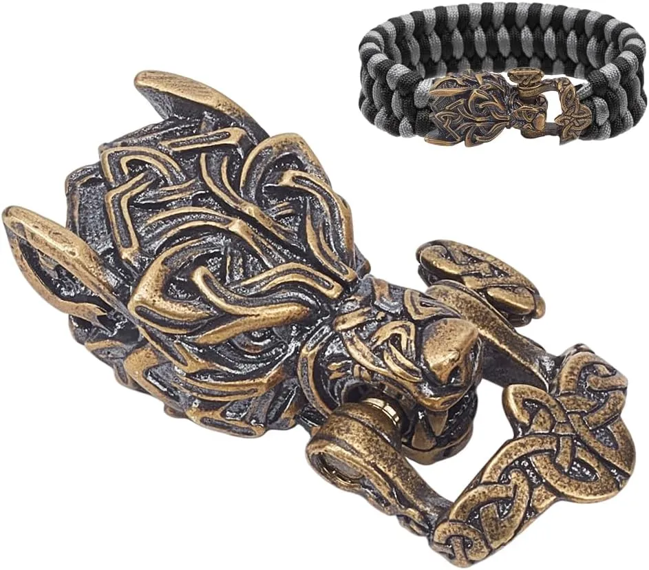 FREEBLOSS Brass Bracelet Buckle Bracelet Clasps Lock Buckles Bracelet Shackles