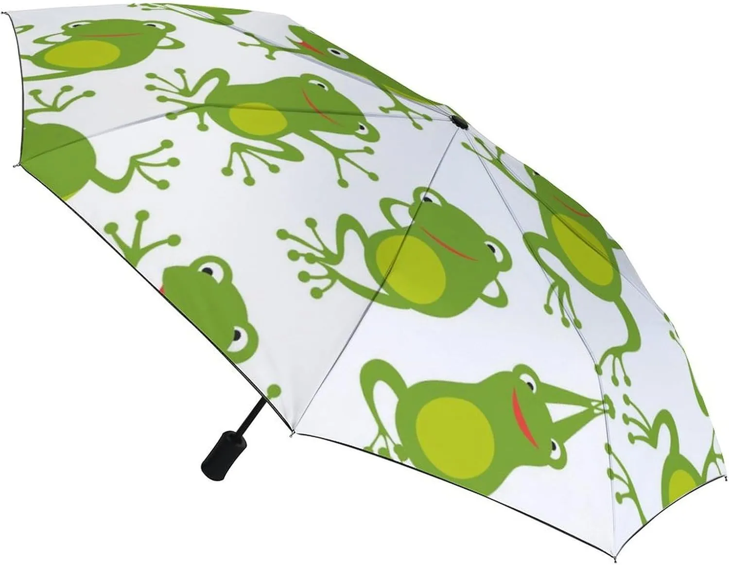 French Bulldog Travel Small Umbrella Windproof Compact Collapsible Light, Automatic,Wind Resistant,Strong And Portable, Folding Umbrella for Rain