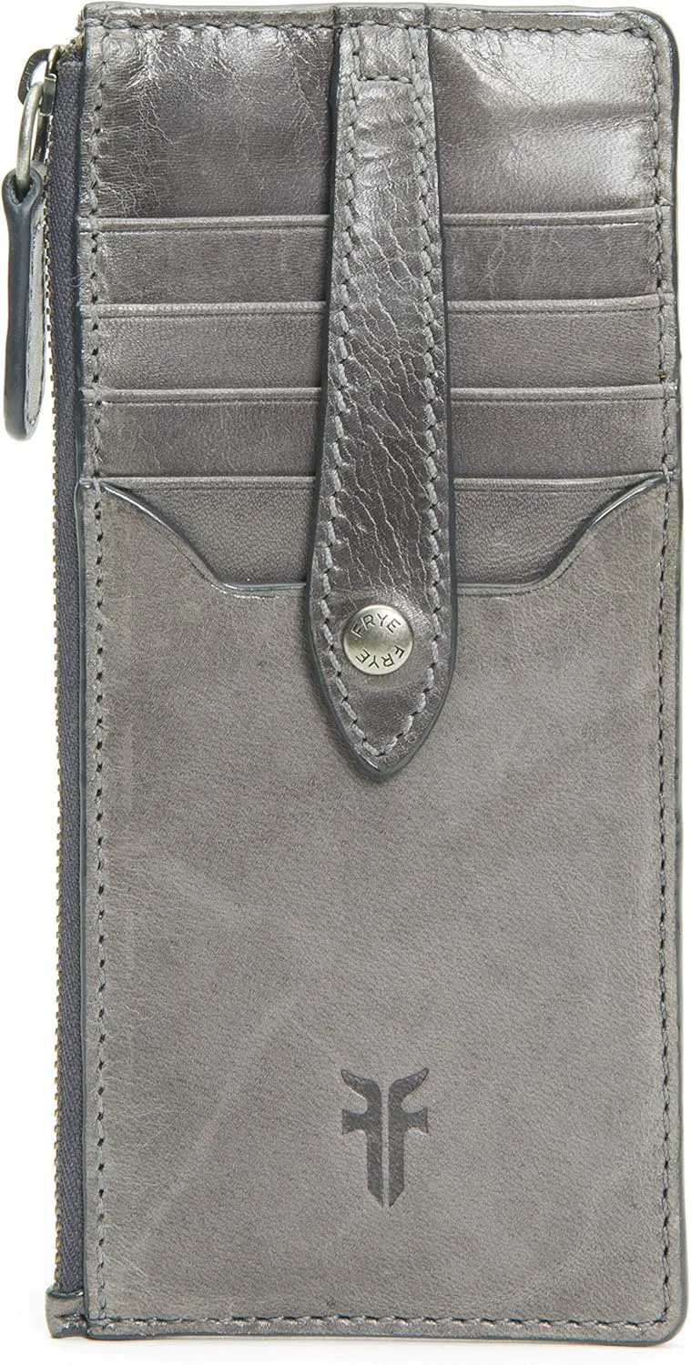Frye Women's Melissa Snap Card Wallet, Stylish Design with Holder & Slots, Compact for Purse