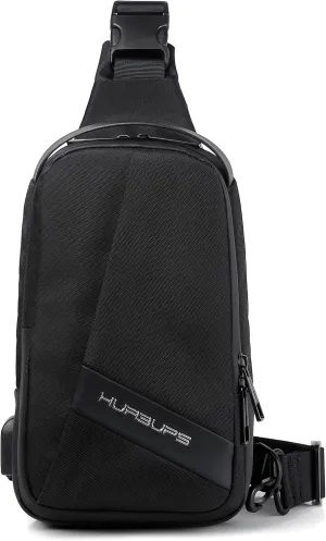 FSD.WG Crossbody Bag Men Chest Bag Sling Backpack Travel Bag Waterproof Durable Purse Large Capacity Wallet