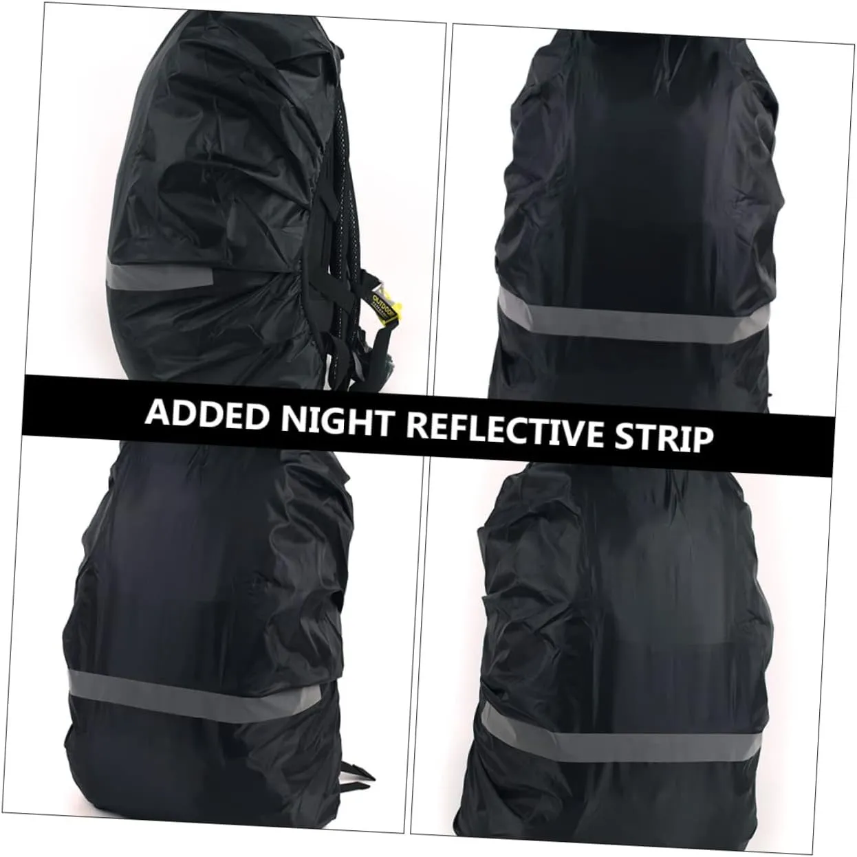 Garneck Waterproof Back Cover Foldable Hiking Covers Suits Rain Reflective Travel Back Waterproof Wet Waterproof
