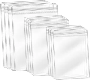 GARVALON Jewelry Storage Bags 240pcs Assorted Mini Plastic Bags for Earring Ring Bracelet Co