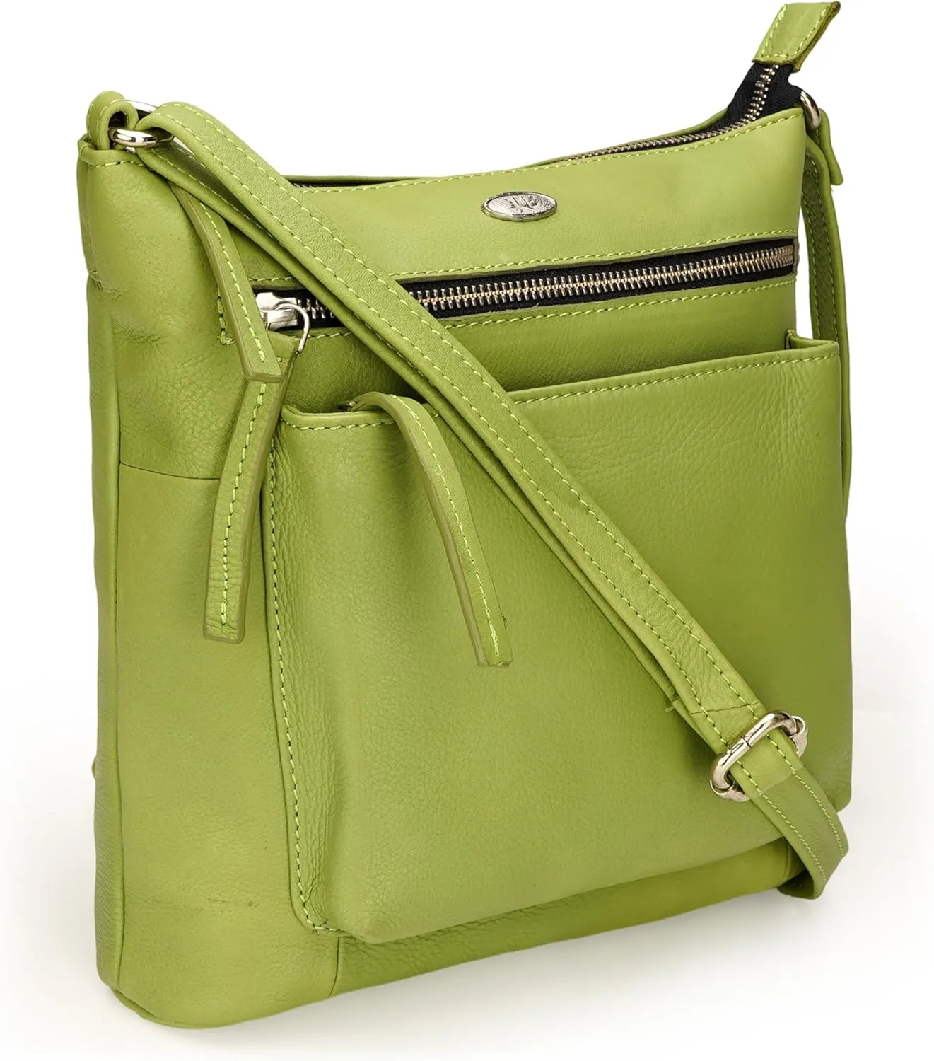 Genuine Leather Crossbody Bags for Women, Premium Handmade Leather Purses - Shoulder Handbags, Adjustable Strap