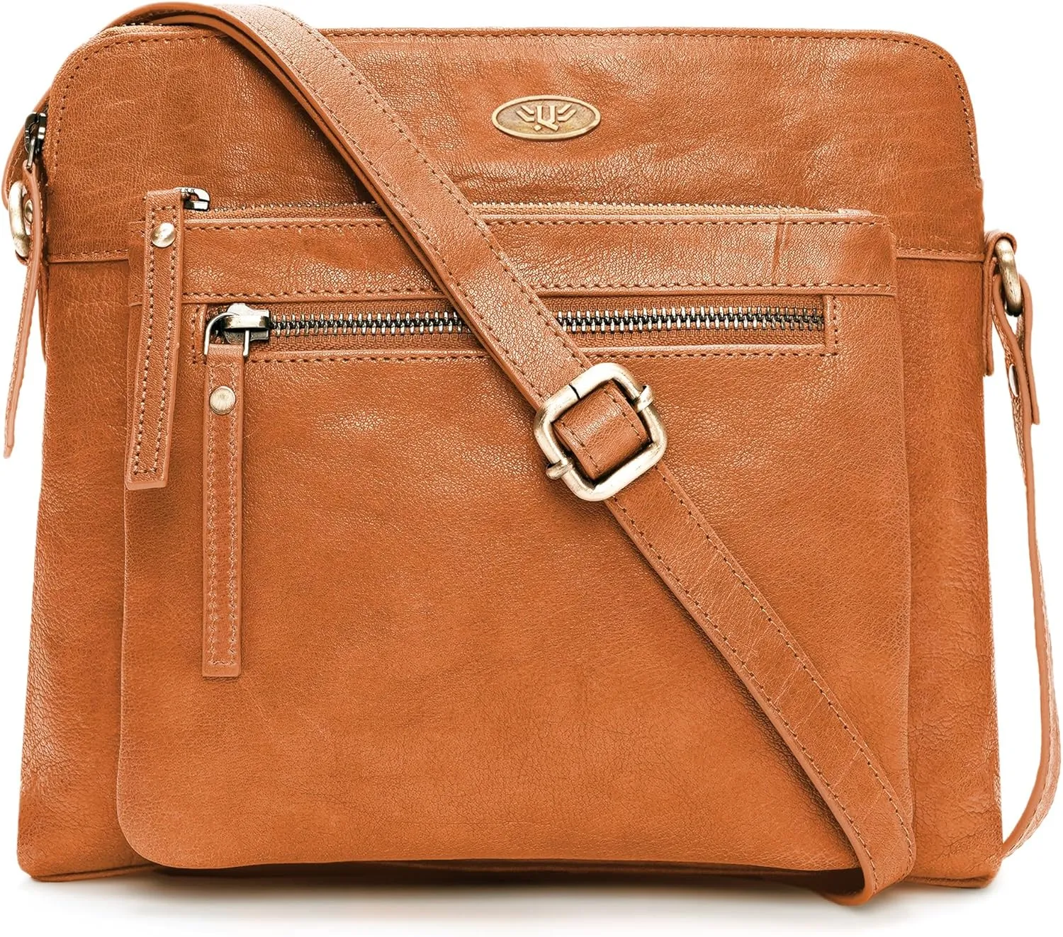 Genuine Leather Crossbody Bags for Women, Premium Handmade Leather Purses - Shoulder Handbags, Adjustable Strap
