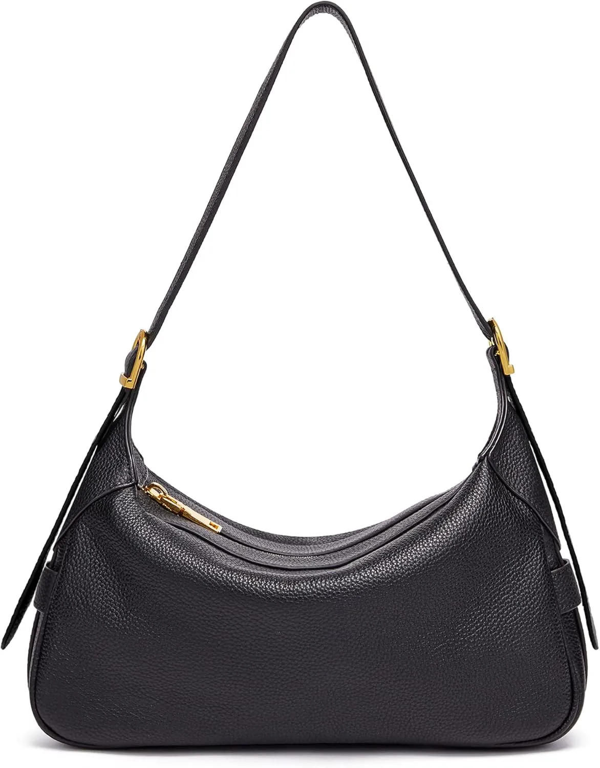 Genuine Leather Shoulder Handbags For women Medium Premium Tote Purse With Adjustable Straps