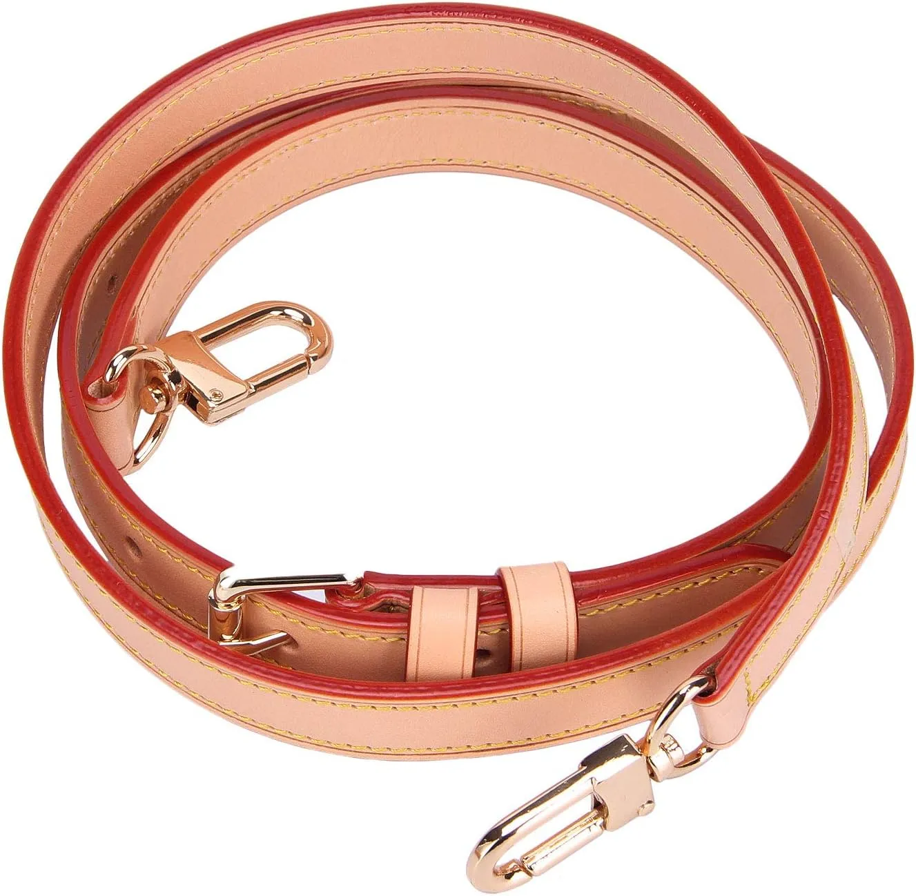 Genuine Vachetta Leather Adjustable Crossbody Replacement Straps for Purses Shoulder Bags