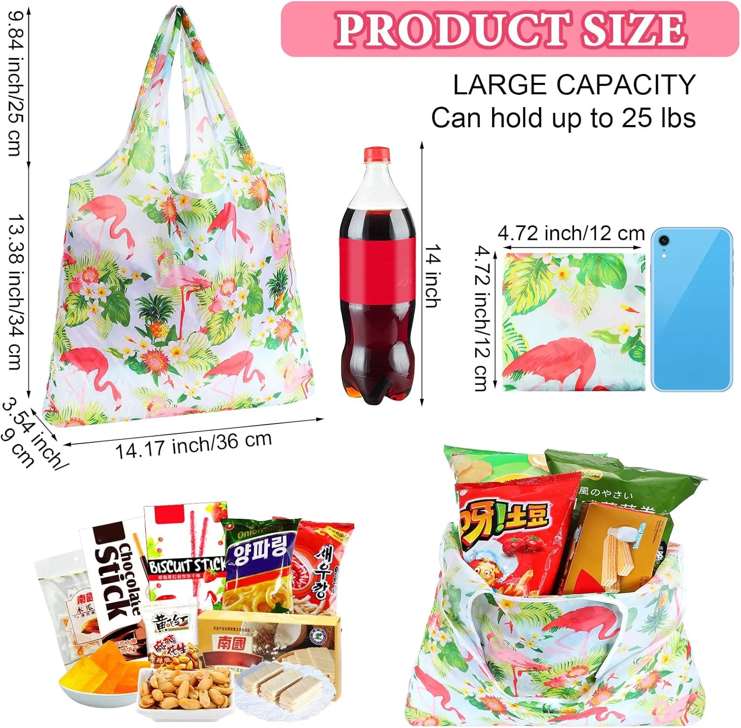 Geyee 40 Pcs Grocery Bags Reusable Shopping Bags Bulk Foldable Kitchen Waterproof Heavy Duty Tote with Pouch Handle