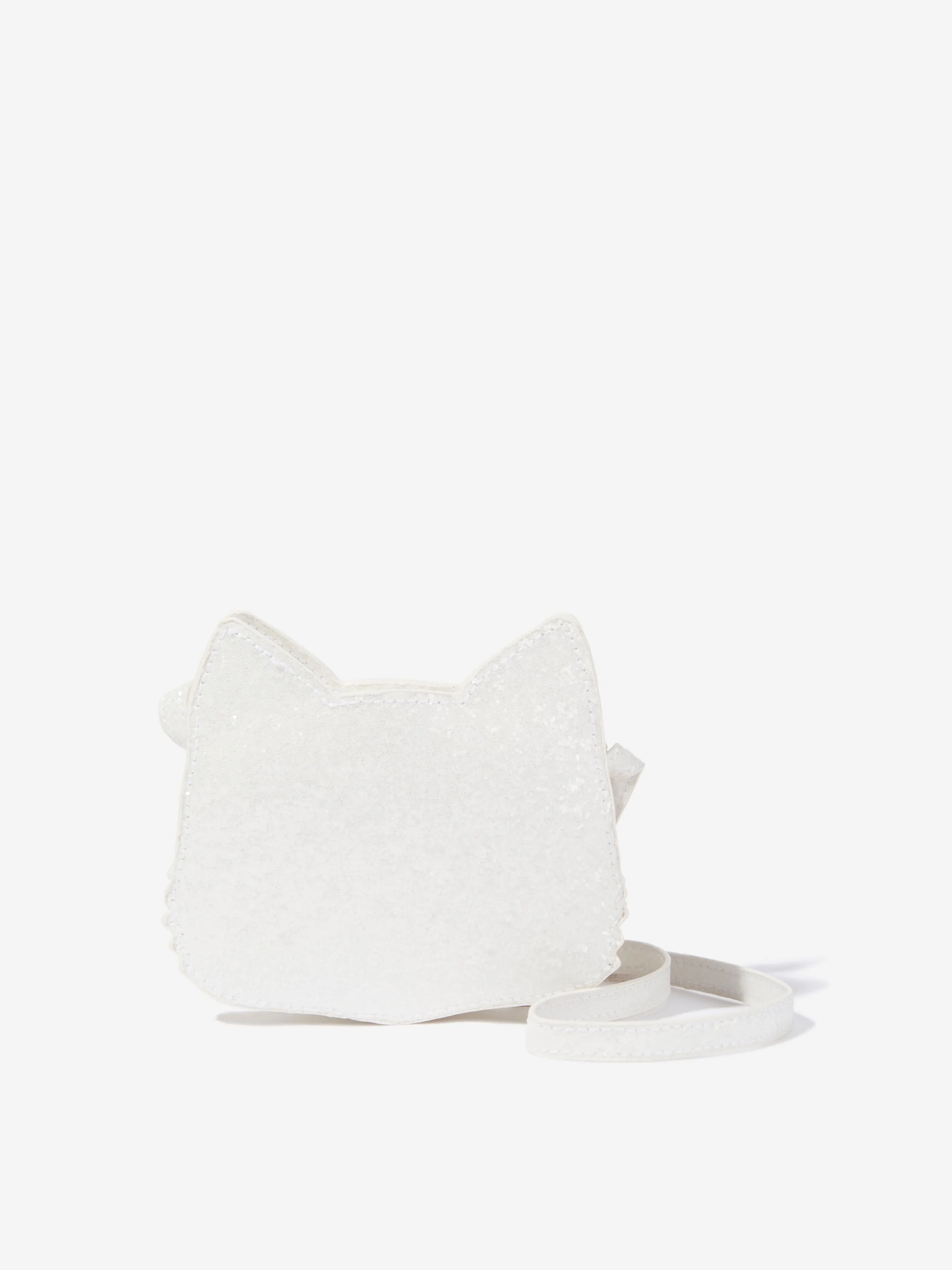 Girls Tut Kitty Shoulder Bag in Ivory (16cm)
